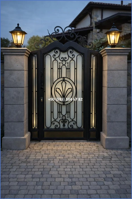 VİLLA KAPILARI-FERFORJE VİLLA KAPILAR-VİLLA GİRİŞ KAPILAR-BAHÇE KAPILARI-FERFORJE KAPILAR dek8475