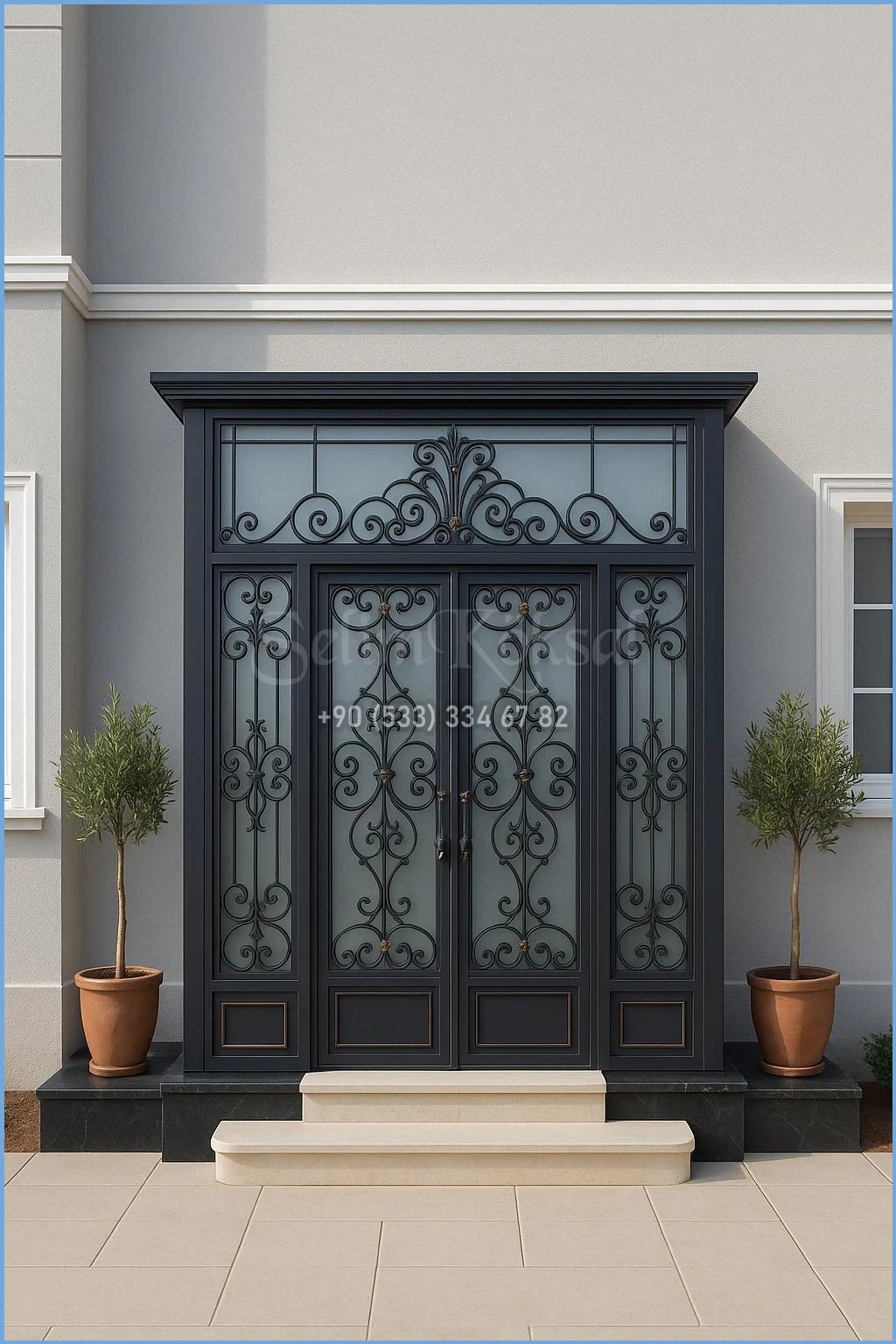 Geniş Girişli Villalar İçin Çift Kanat Kapı Önerileri