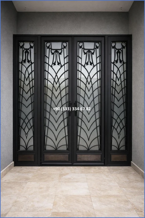 FERFORJE KAPILAR-GARAJ KAPI MODELLERİ-VİLLA KAPI MODELLERİ dek8597