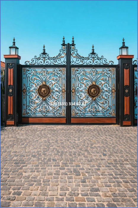 VİLLA KAPILARI-FERFORJE VİLLA KAPILAR-VİLLA GİRİŞ KAPILAR-BAHÇE KAPILARI-FERFORJE KAPILAR dek8635