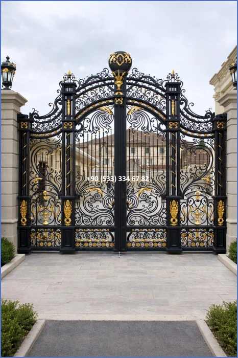 VİLLA KAPILARI-FERFORJE VİLLA KAPILAR-VİLLA GİRİŞ KAPILAR-BAHÇE KAPILARI-FERFORJE KAPILAR dek8670