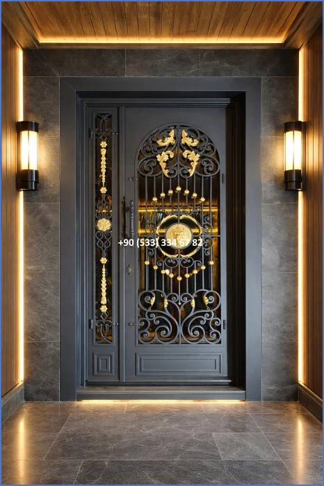 VİLLA KAPILARI-FERFORJE VİLLA KAPILAR-VİLLA GİRİŞ KAPILAR-BAHÇE KAPILARI-FERFORJE KAPILAR dek8673