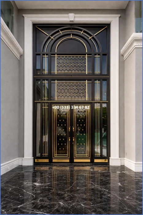 VİLLA KAPILARI-FERFORJE VİLLA KAPILAR-VİLLA GİRİŞ KAPILAR-BAHÇE KAPILARI-FERFORJE KAPILAR dek8495