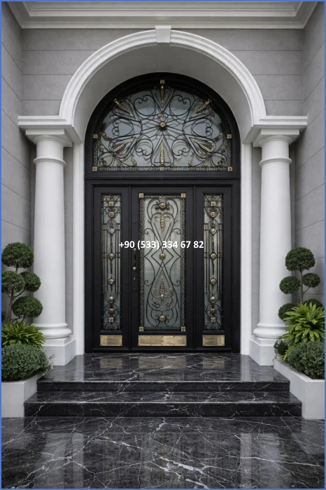 VİLLA KAPILARI-FERFORJE VİLLA KAPILAR-VİLLA GİRİŞ KAPILAR-BAHÇE KAPILARI-FERFORJE KAPILAR dek8499