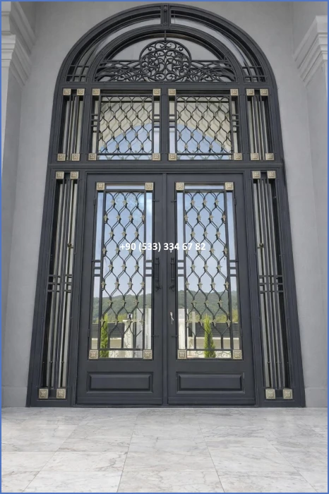 VİLLA KAPILARI-FERFORJE VİLLA KAPILAR-VİLLA GİRİŞ KAPILAR-BAHÇE KAPILARI-FERFORJE KAPILAR dek8504