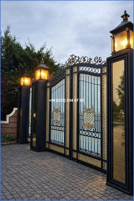 VİLLA KAPILARI-FERFORJE VİLLA KAPILAR-VİLLA GİRİŞ KAPILAR-BAHÇE KAPILARI-FERFORJE KAPILAR dek8471