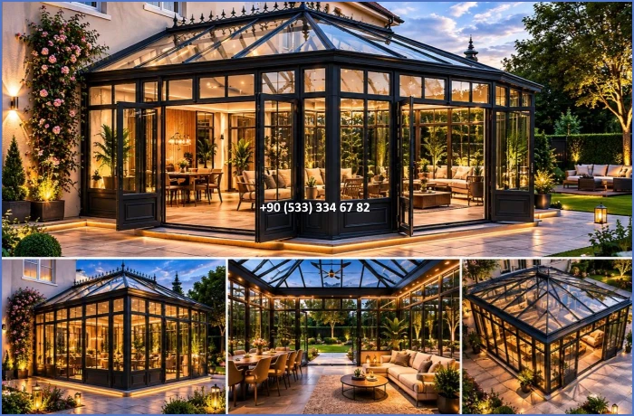 KIŞ BAHÇESİ-GAZEBO-FERFORJE KIŞ BAHÇESİ-KAMELYA-FERFORJE KAMELYA dek8707