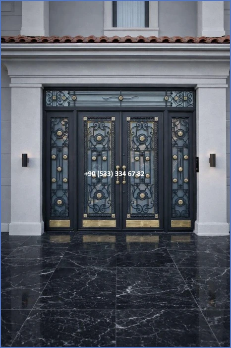 VİLLA KAPILARI-FERFORJE VİLLA KAPILAR-VİLLA GİRİŞ KAPILAR-BAHÇE KAPILARI-FERFORJE KAPILAR dek8468