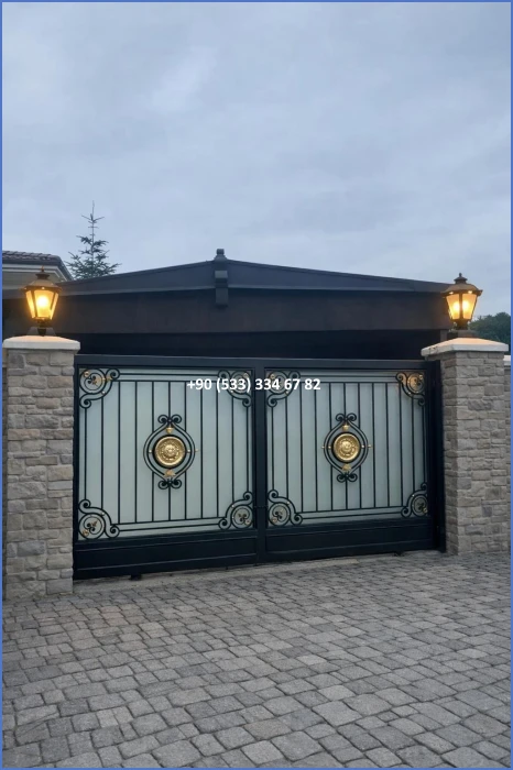 VİLLA KAPILARI-FERFORJE VİLLA KAPILAR-VİLLA GİRİŞ KAPILAR-BAHÇE KAPILARI-FERFORJE KAPILAR dek8473