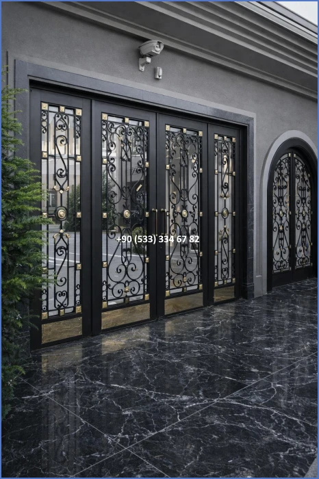 VİLLA KAPILARI-FERFORJE VİLLA KAPILAR-VİLLA GİRİŞ KAPILAR-BAHÇE KAPILARI-FERFORJE KAPILAR dek8474