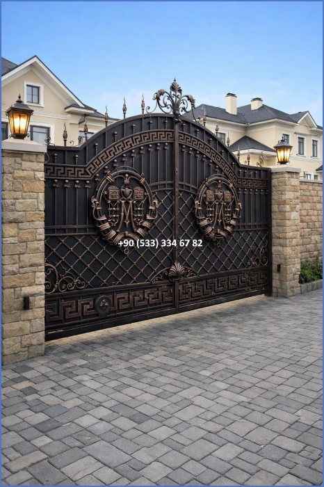 VİLLA KAPILARI-FERFORJE VİLLA KAPILAR-VİLLA GİRİŞ KAPILAR-BAHÇE KAPILARI-FERFORJE KAPILAR dek8480